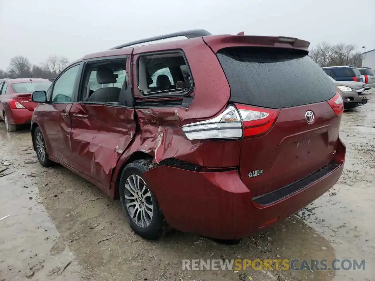 3 Фотография поврежденного автомобиля 5TDYZ3DC8KS991575 TOYOTA SIENNA 2019