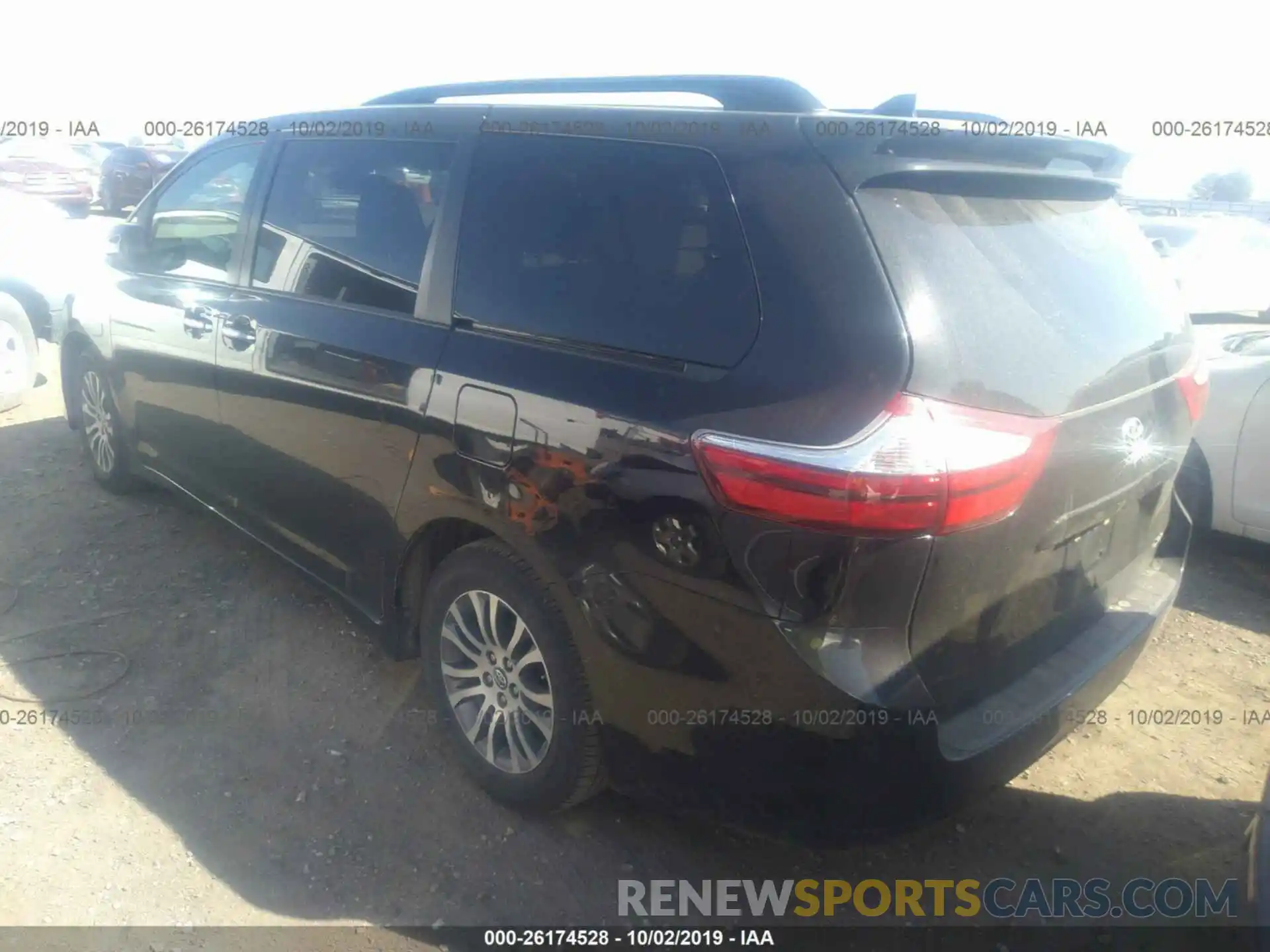 3 Фотография поврежденного автомобиля 5TDYZ3DC9KS001520 TOYOTA SIENNA 2019