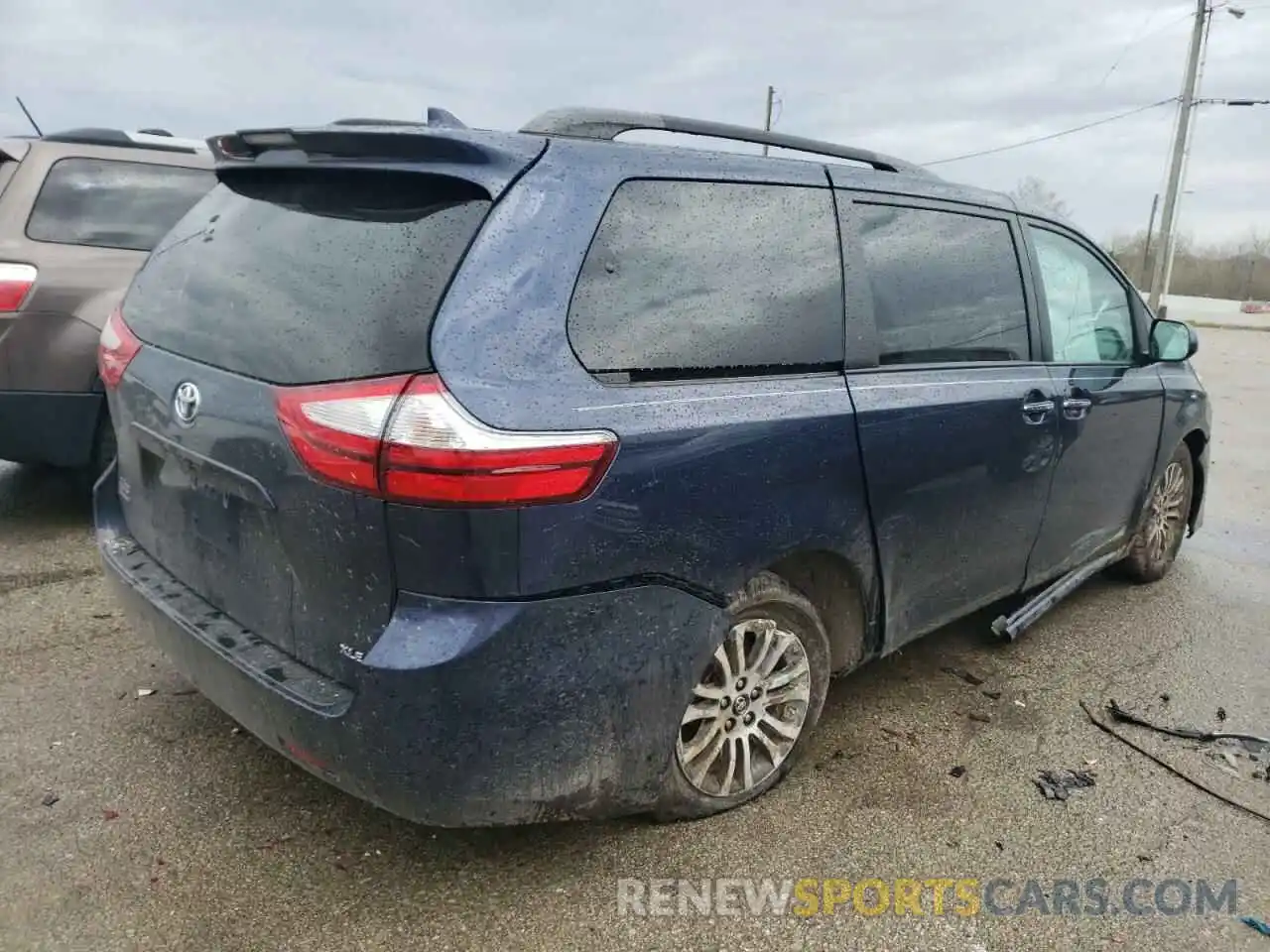 4 Фотография поврежденного автомобиля 5TDYZ3DC9KS002831 TOYOTA SIENNA 2019