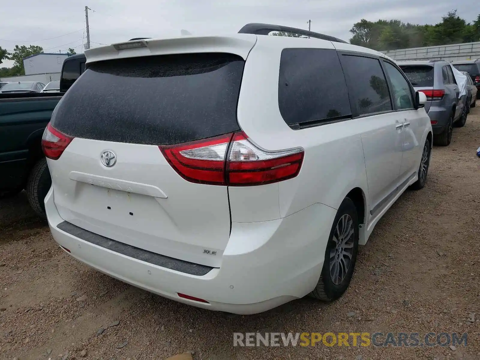 4 Фотография поврежденного автомобиля 5TDYZ3DC9KS007172 TOYOTA SIENNA 2019