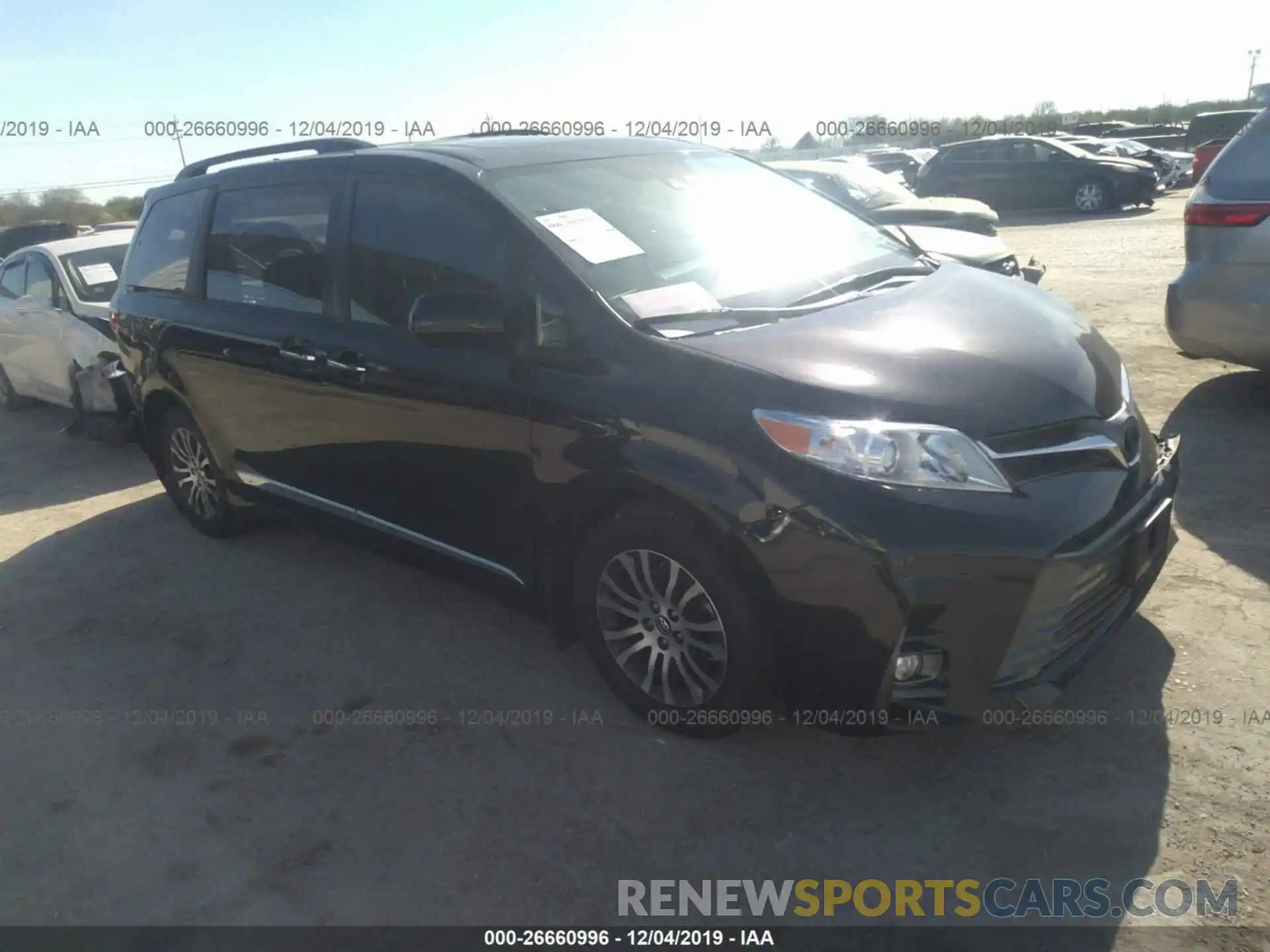 1 Photograph of a damaged car 5TDYZ3DC9KS968628 TOYOTA SIENNA 2019