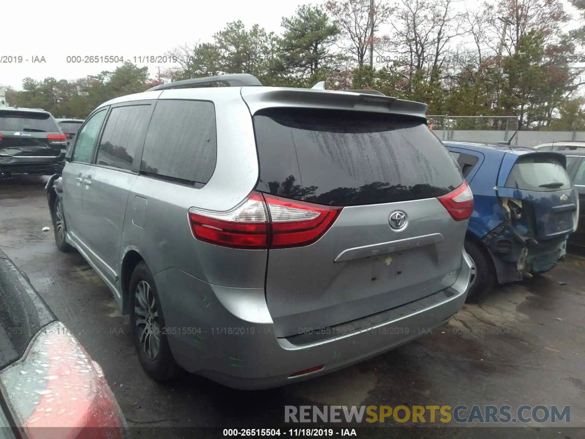 3 Фотография поврежденного автомобиля 5TDYZ3DC9KS972937 TOYOTA SIENNA 2019