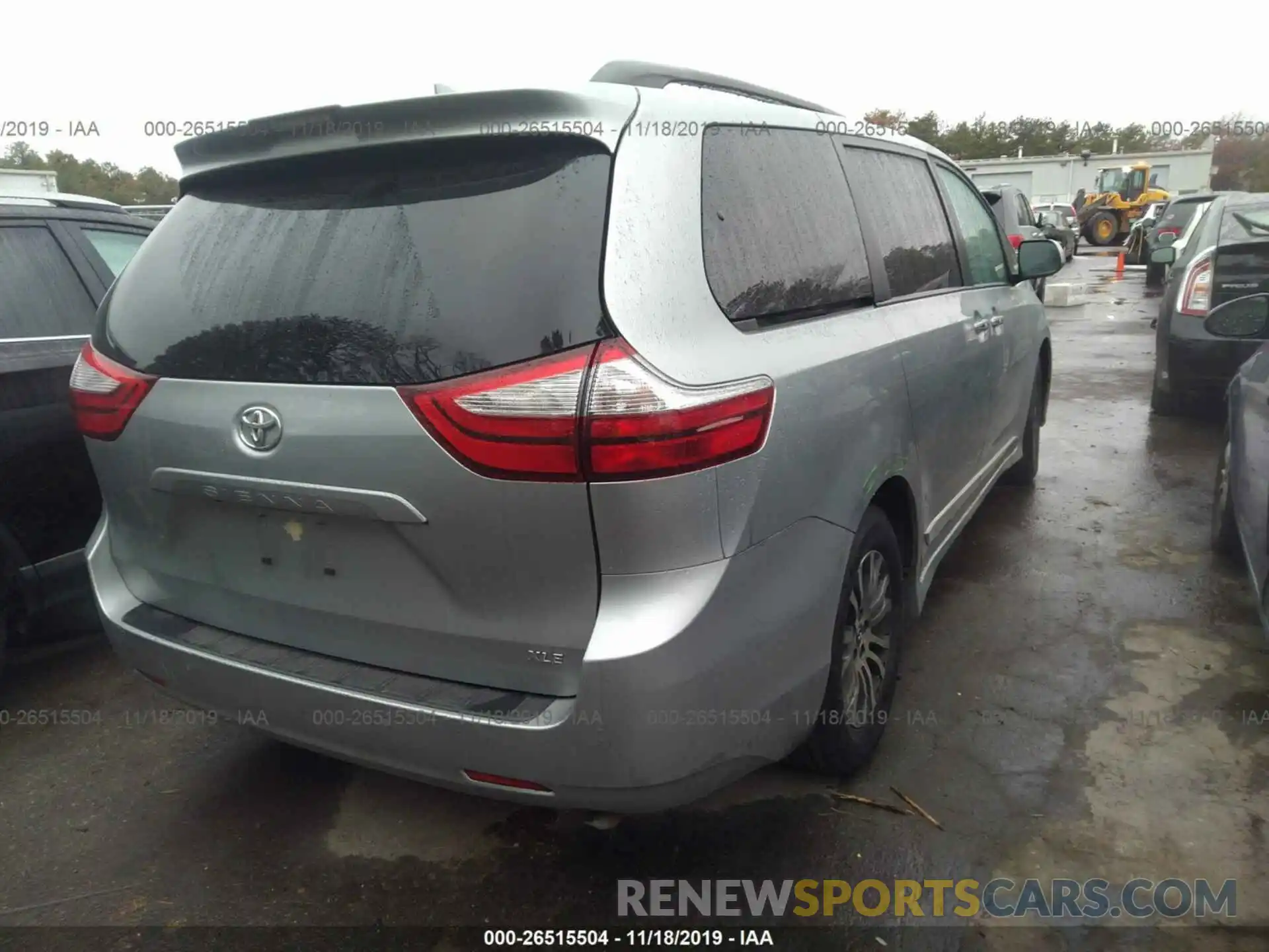 4 Фотография поврежденного автомобиля 5TDYZ3DC9KS972937 TOYOTA SIENNA 2019