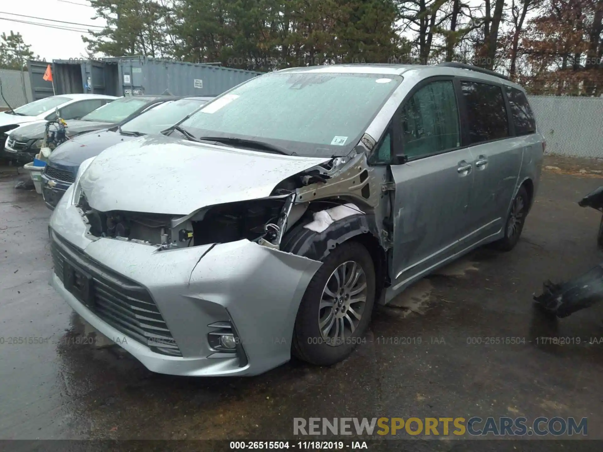 6 Фотография поврежденного автомобиля 5TDYZ3DC9KS972937 TOYOTA SIENNA 2019