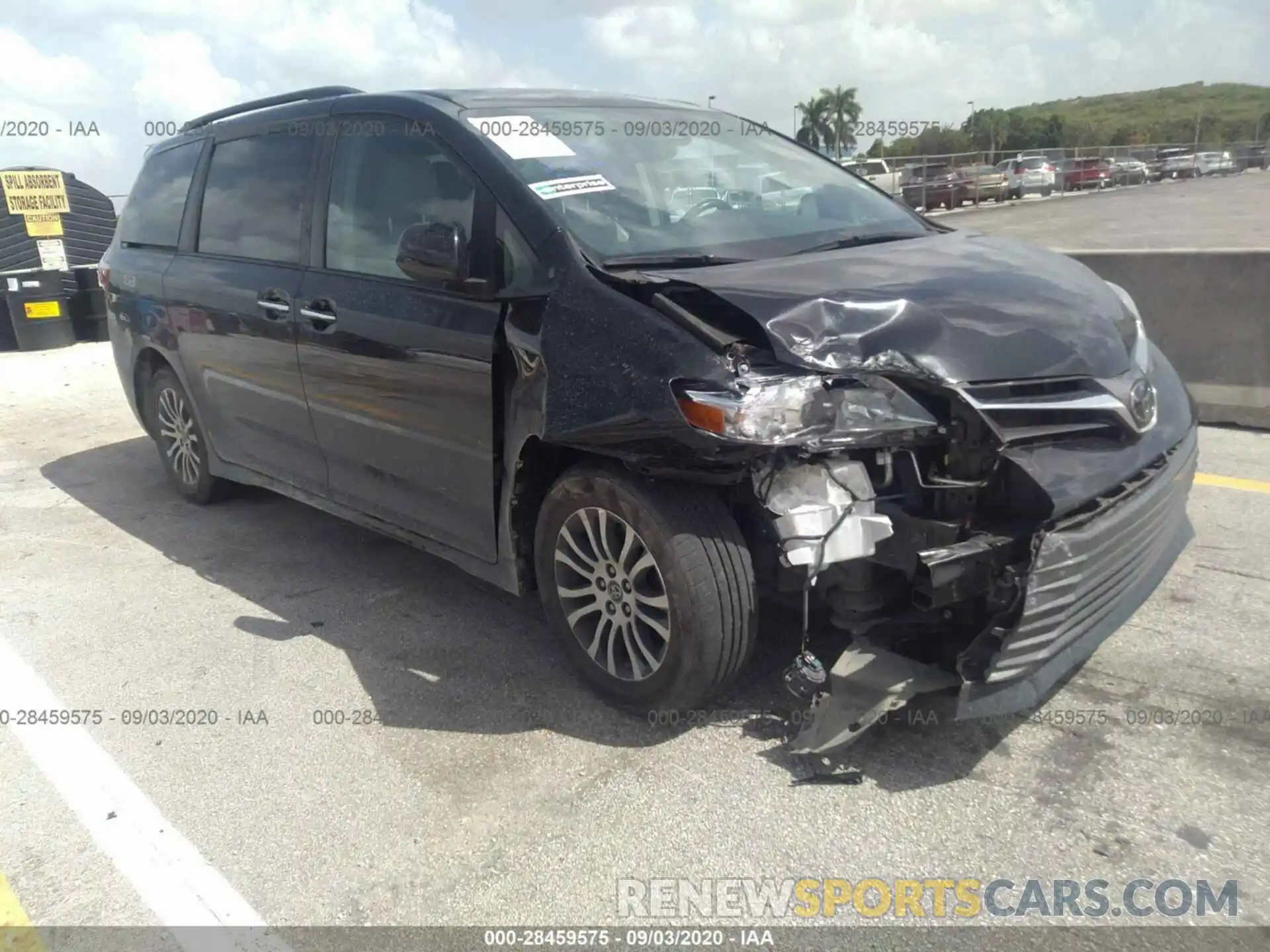 1 Photograph of a damaged car 5TDYZ3DC9KS983601 TOYOTA SIENNA 2019