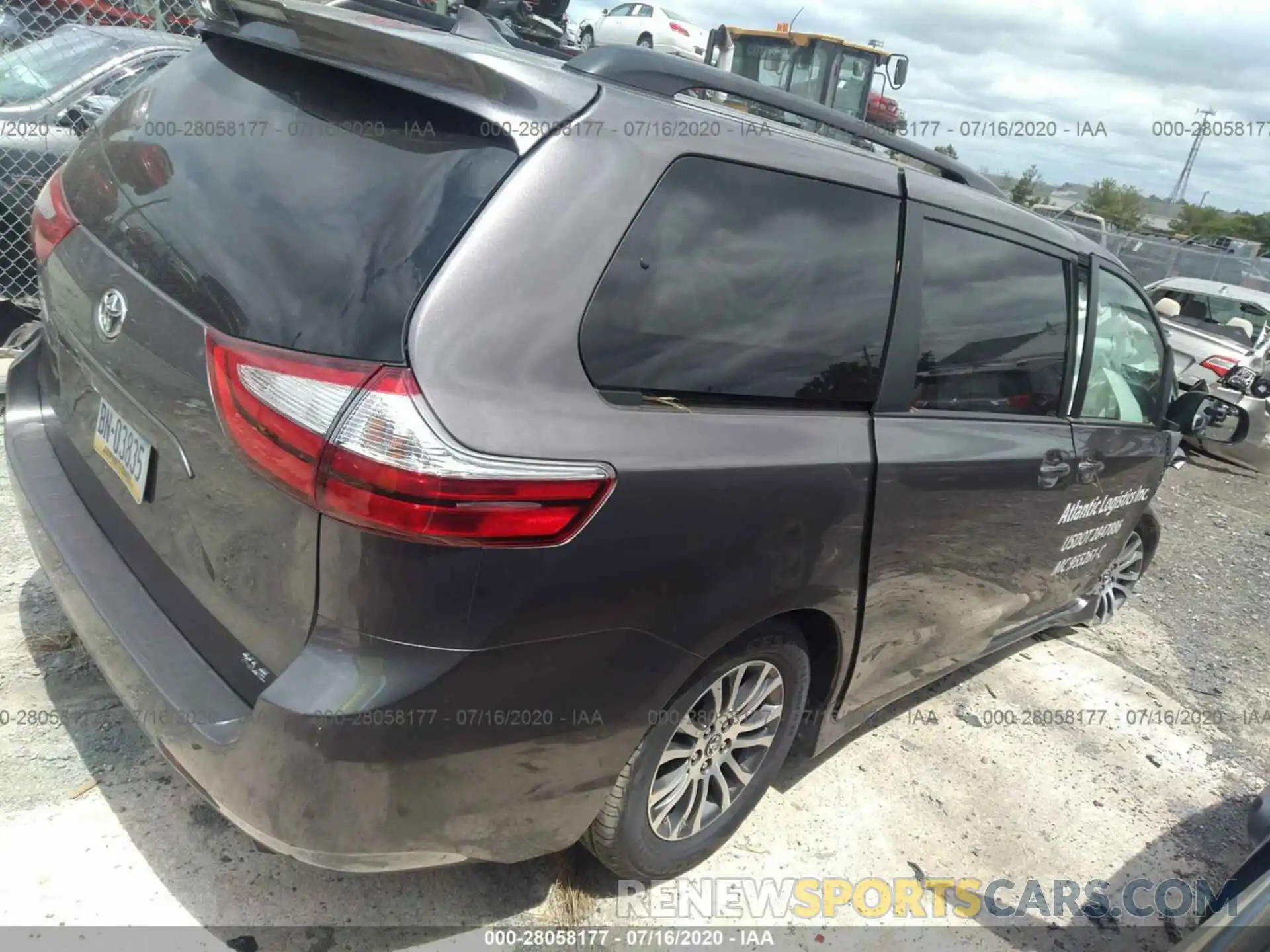 4 Фотография поврежденного автомобиля 5TDYZ3DC9KS985946 TOYOTA SIENNA 2019