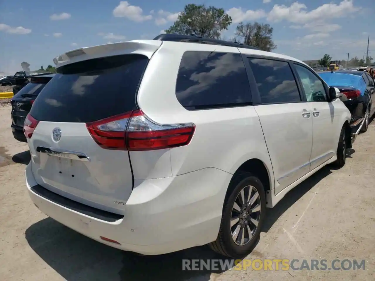 4 Фотография поврежденного автомобиля 5TDYZ3DC9KS986031 TOYOTA SIENNA 2019