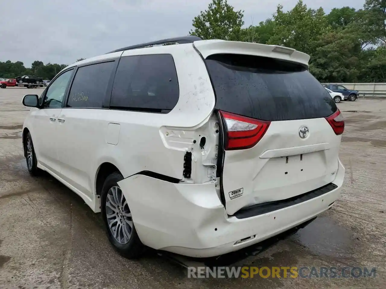 3 Фотография поврежденного автомобиля 5TDYZ3DC9KS986286 TOYOTA SIENNA 2019