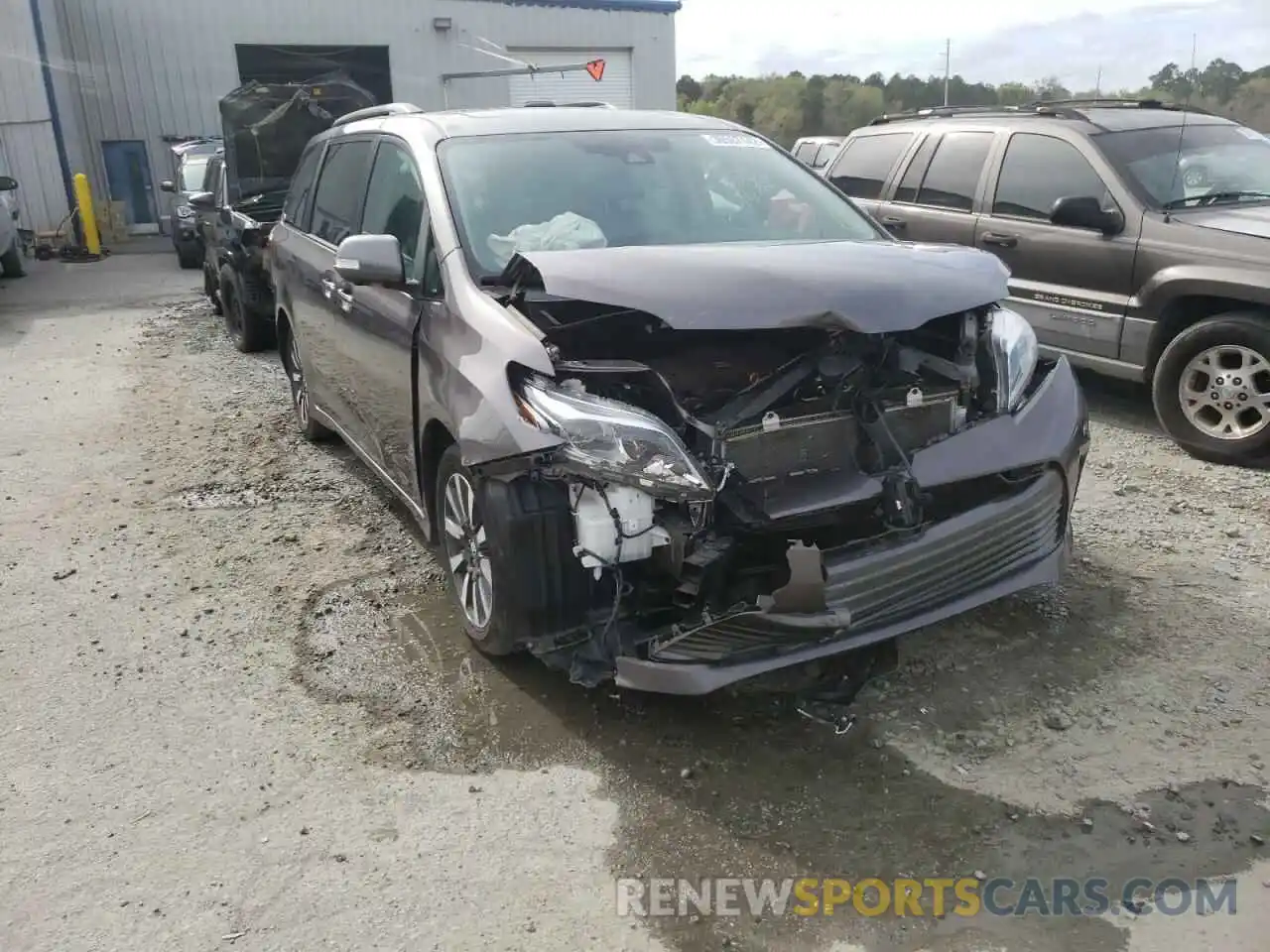 1 Photograph of a damaged car 5TDYZ3DCXKS003910 TOYOTA SIENNA 2019