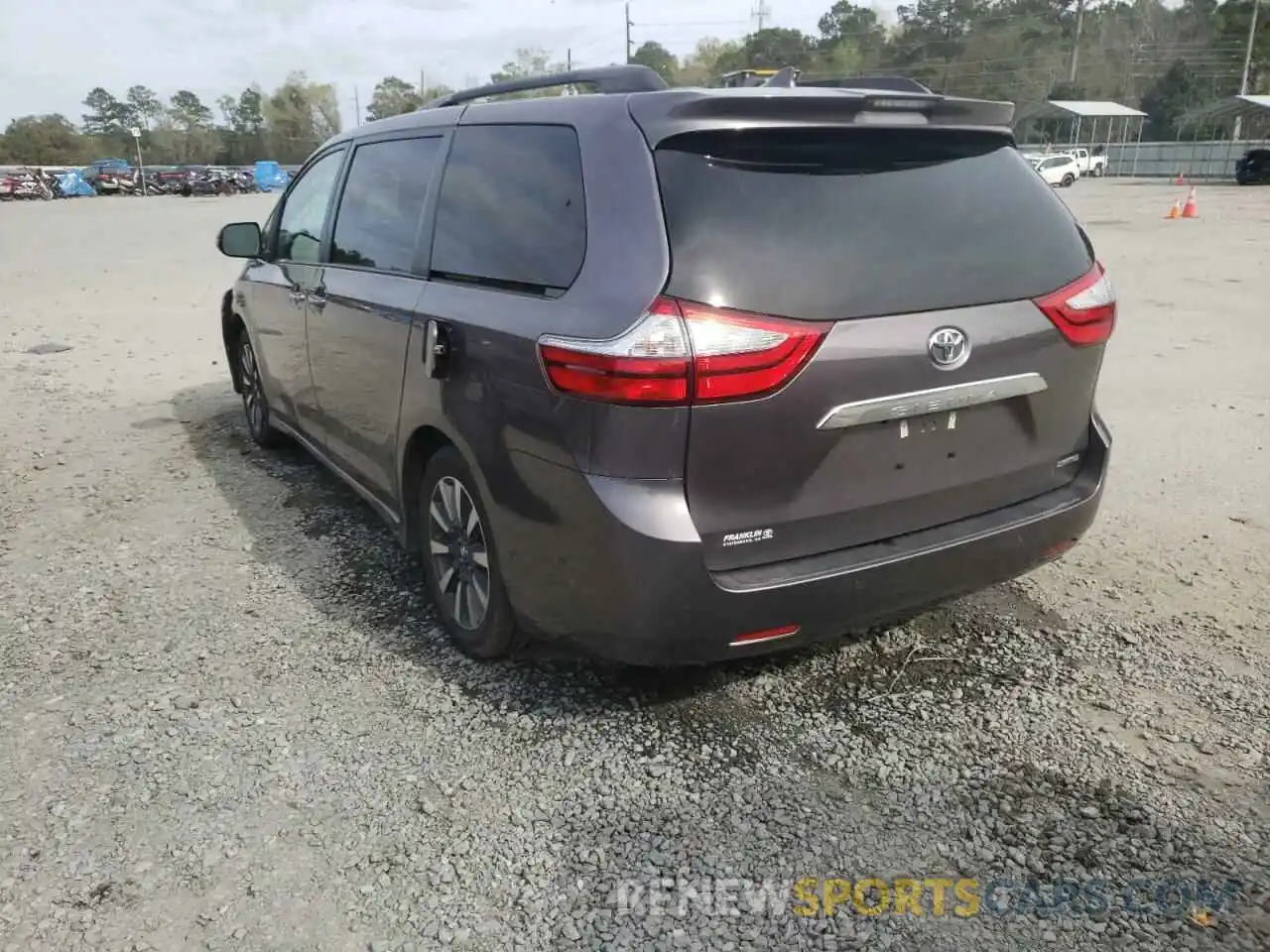 3 Фотография поврежденного автомобиля 5TDYZ3DCXKS003910 TOYOTA SIENNA 2019