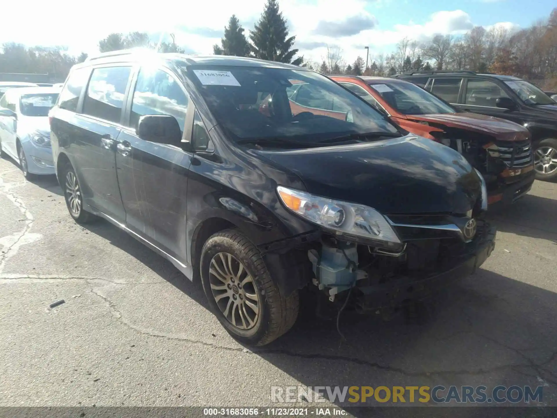 1 Photograph of a damaged car 5TDYZ3DCXKS020707 TOYOTA SIENNA 2019