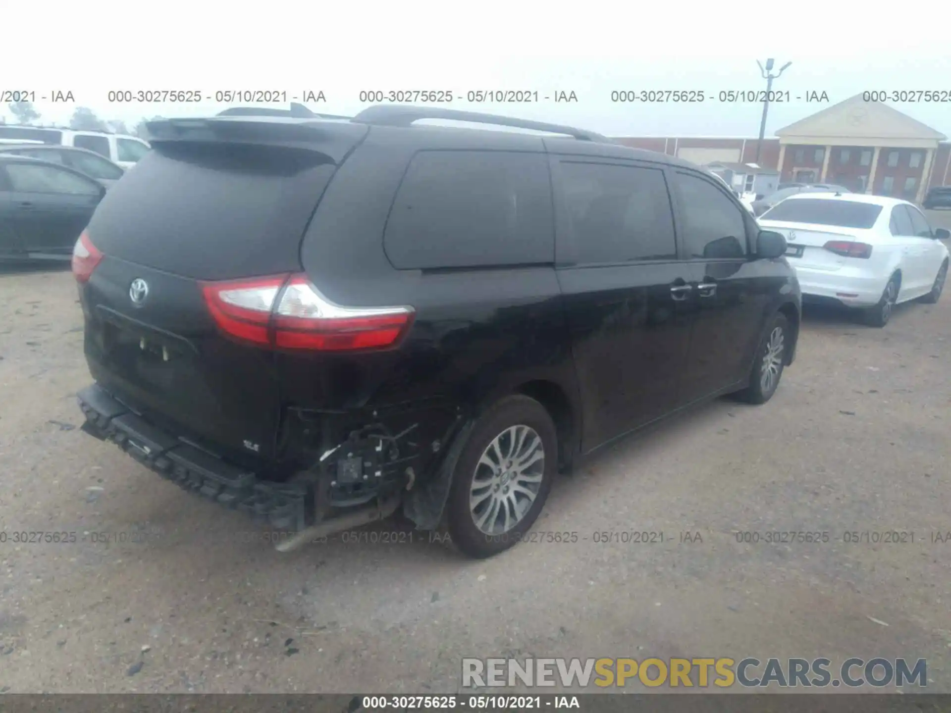 4 Фотография поврежденного автомобиля 5TDYZ3DCXKS967973 TOYOTA SIENNA 2019