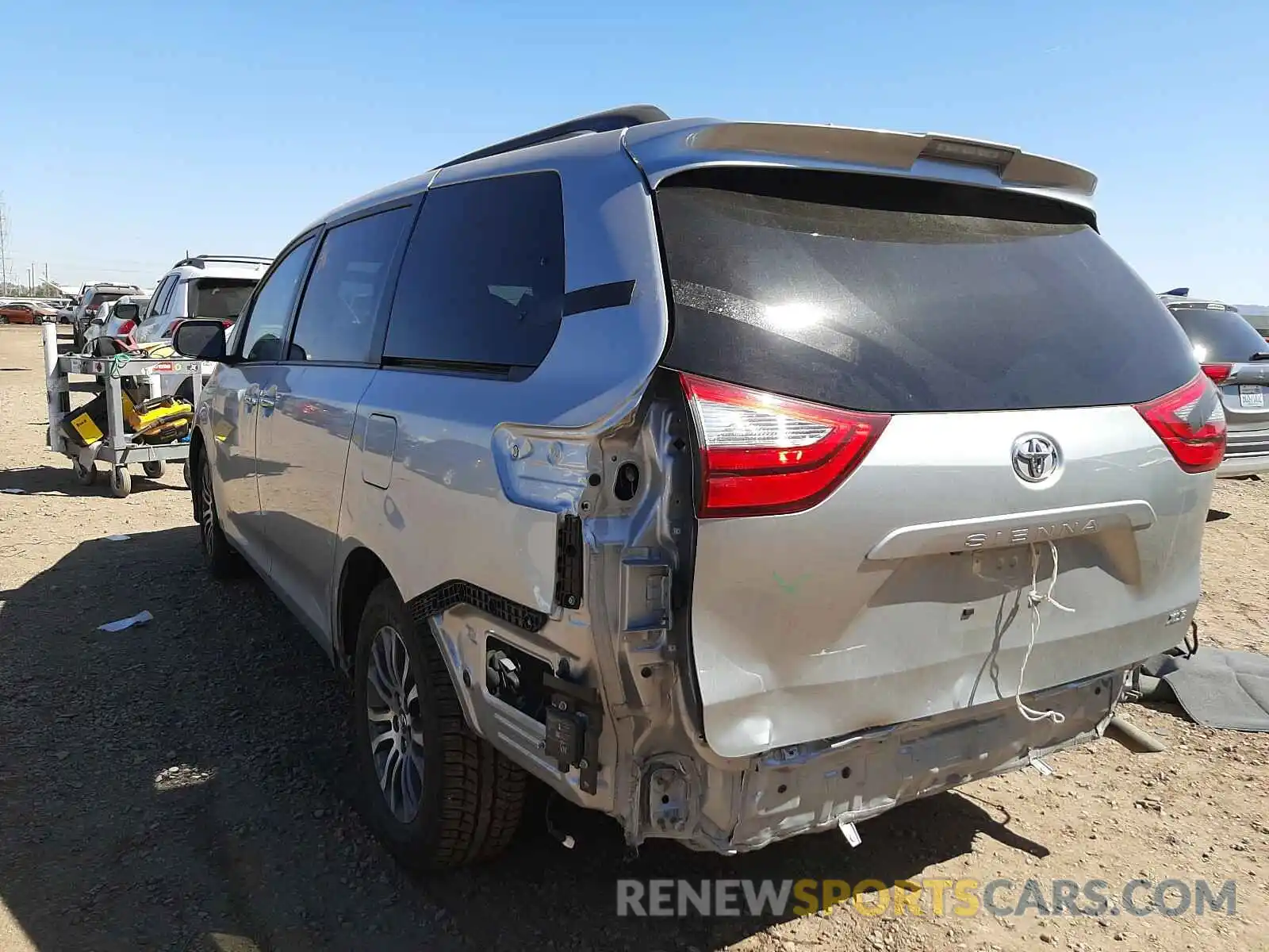 3 Фотография поврежденного автомобиля 5TDYZ3DCXKS978021 TOYOTA SIENNA 2019