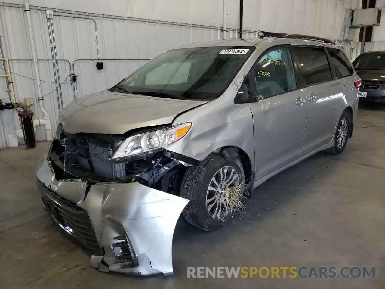 2 Фотография поврежденного автомобиля 5TDYZ3DCXKS990024 TOYOTA SIENNA 2019