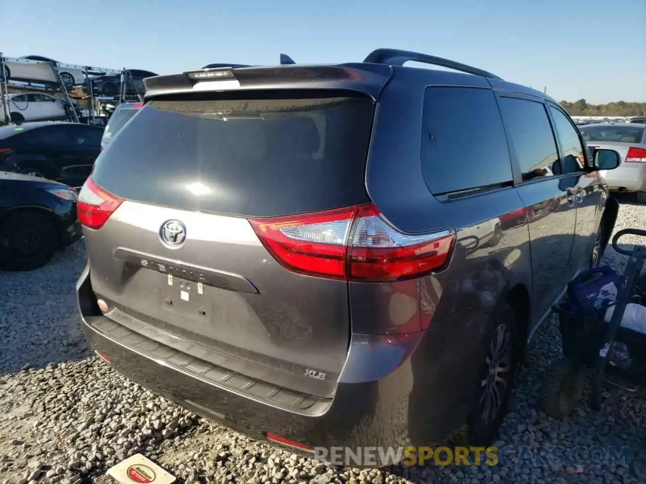 4 Фотография поврежденного автомобиля 5TDYZ3DCXKS992162 TOYOTA SIENNA 2019