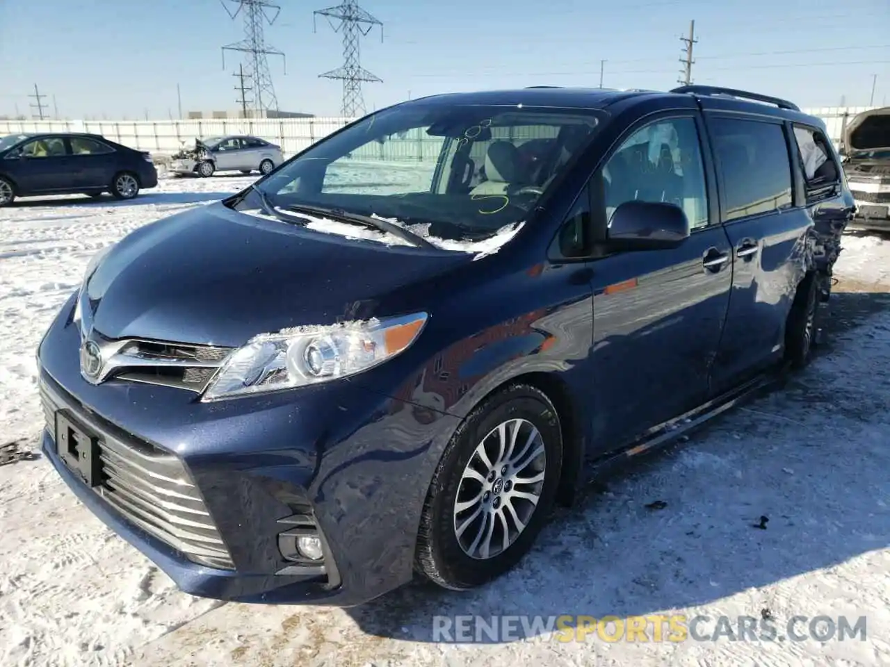 2 Фотография поврежденного автомобиля 5TDYZ3DCXKS998091 TOYOTA SIENNA 2019