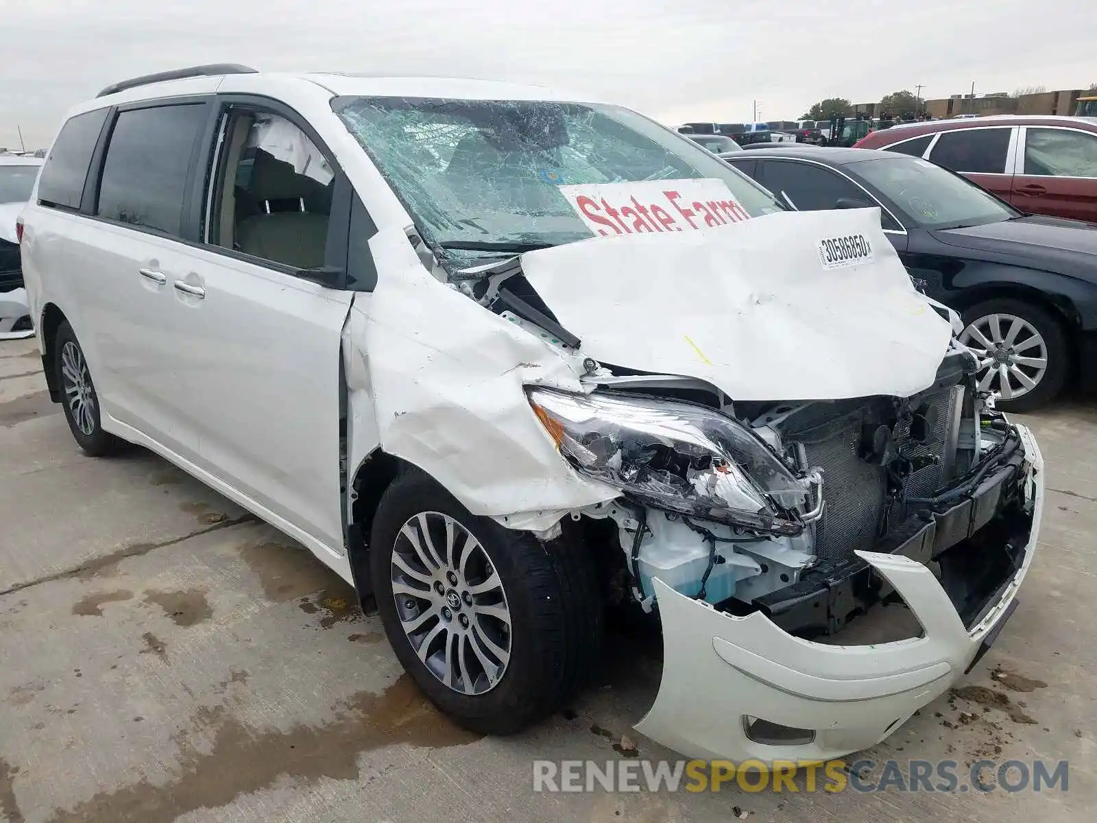 1 Photograph of a damaged car 5TDYZ3DCXKS998172 TOYOTA SIENNA 2019