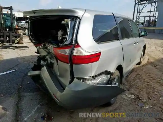 4 Photograph of a damaged car 5TDZZ3DC2KS015599 TOYOTA SIENNA 2019