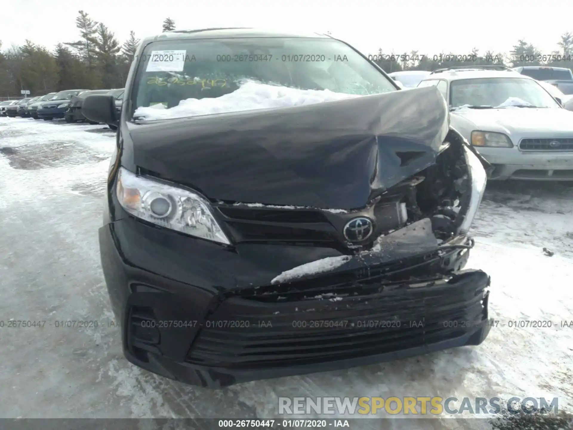 6 Photograph of a damaged car 5TDZZ3DC3KS972520 TOYOTA SIENNA 2019