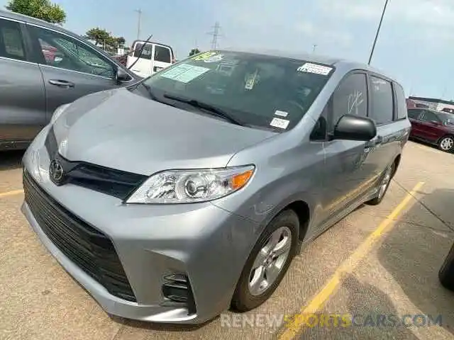 2 Photograph of a damaged car 5TDZZ3DC5KS003768 TOYOTA SIENNA 2019