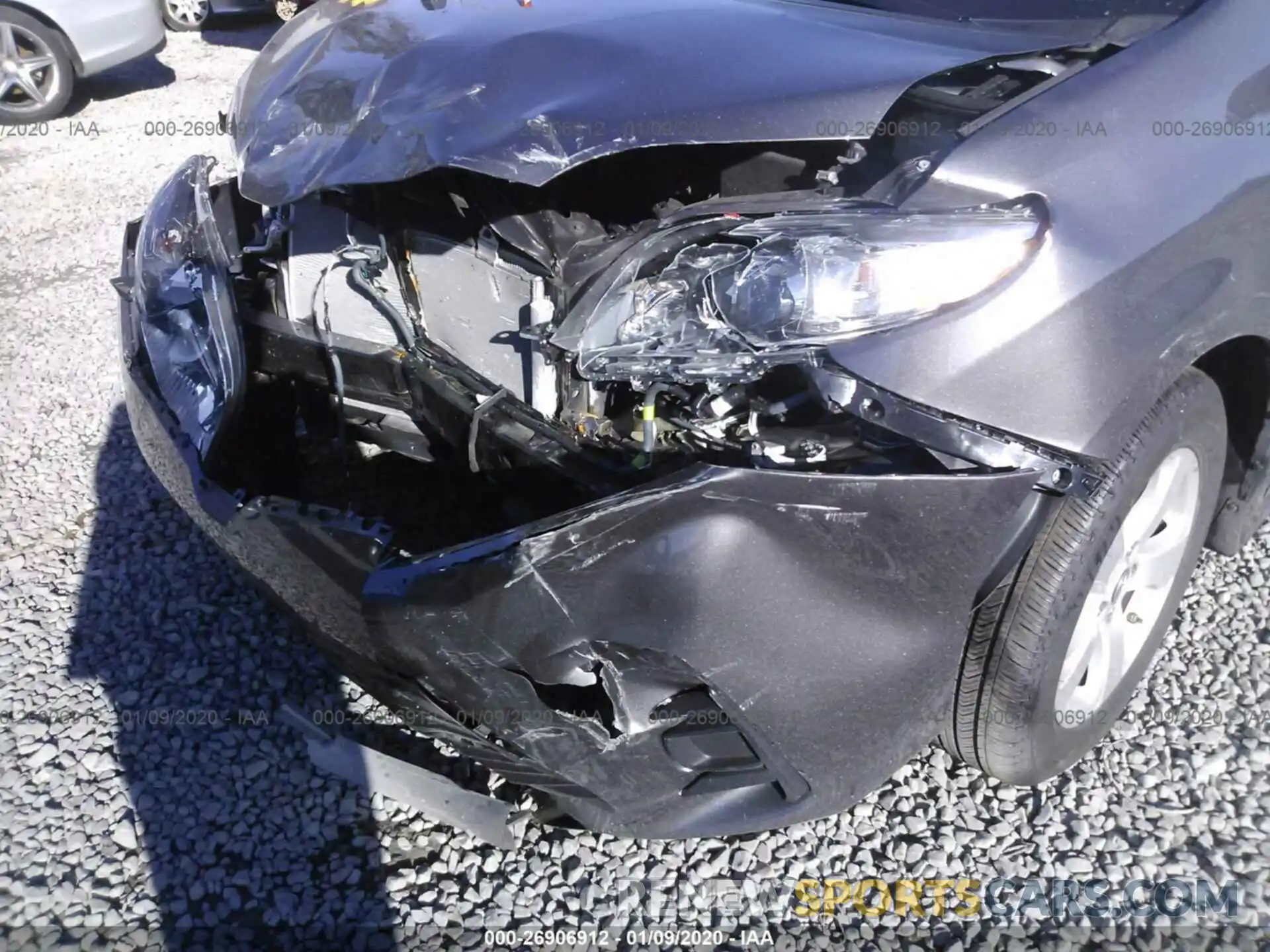 6 Photograph of a damaged car 5TDZZ3DC7KS967188 TOYOTA SIENNA 2019