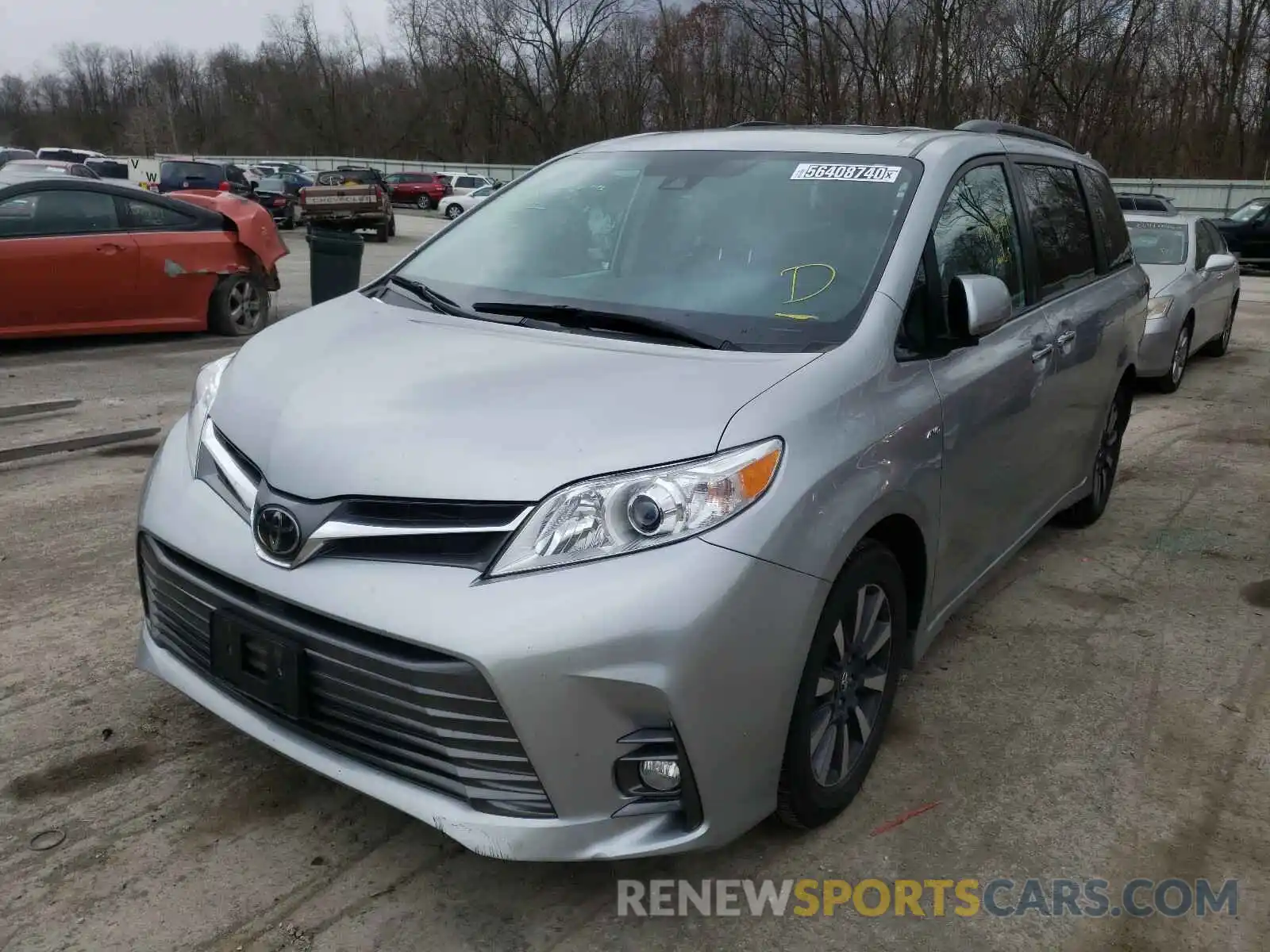 2 Photograph of a damaged car 5TDDZ3DC0LS230393 TOYOTA SIENNA 2020