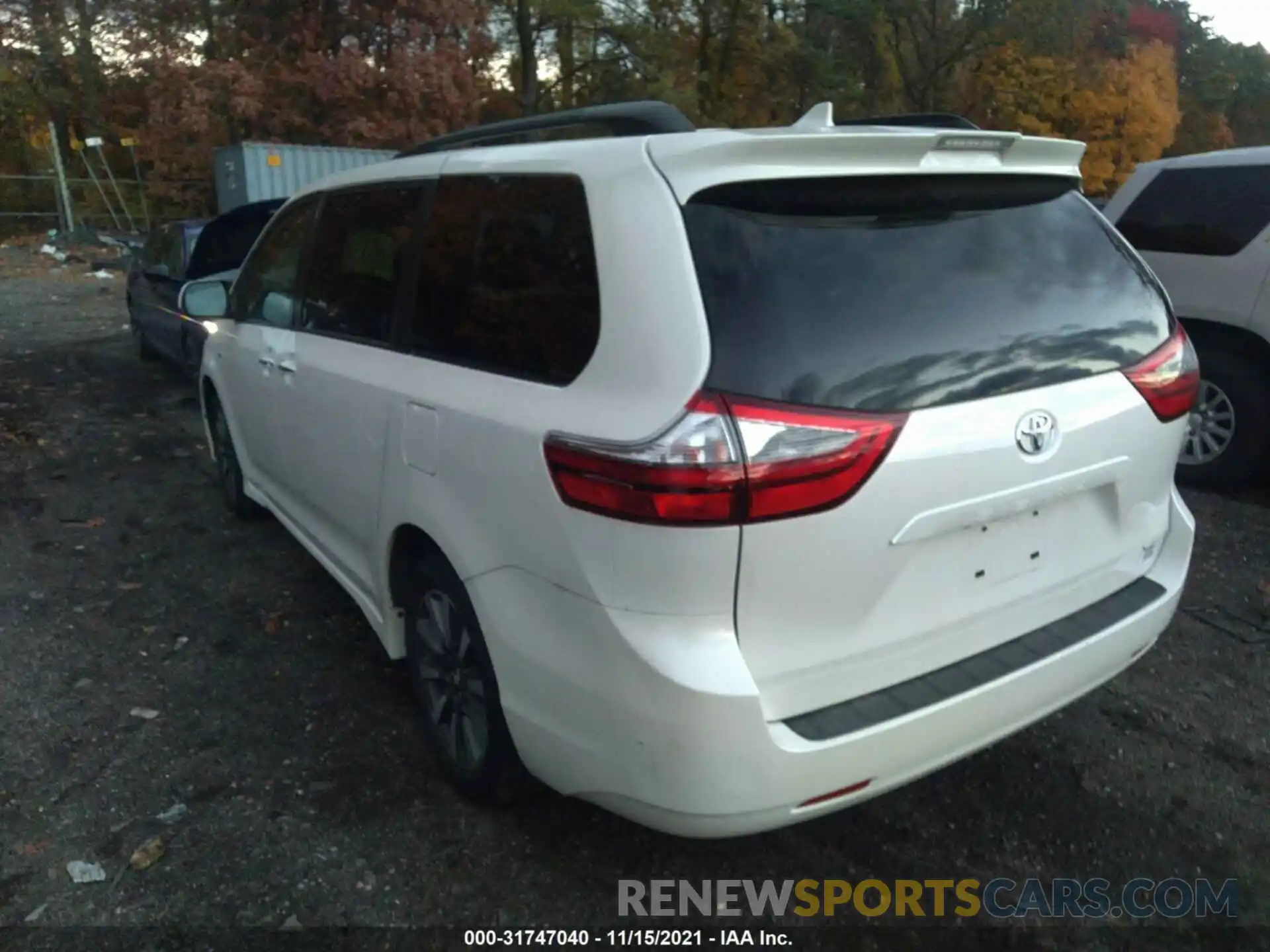 3 Фотография поврежденного автомобиля 5TDDZ3DC0LS233729 TOYOTA SIENNA 2020