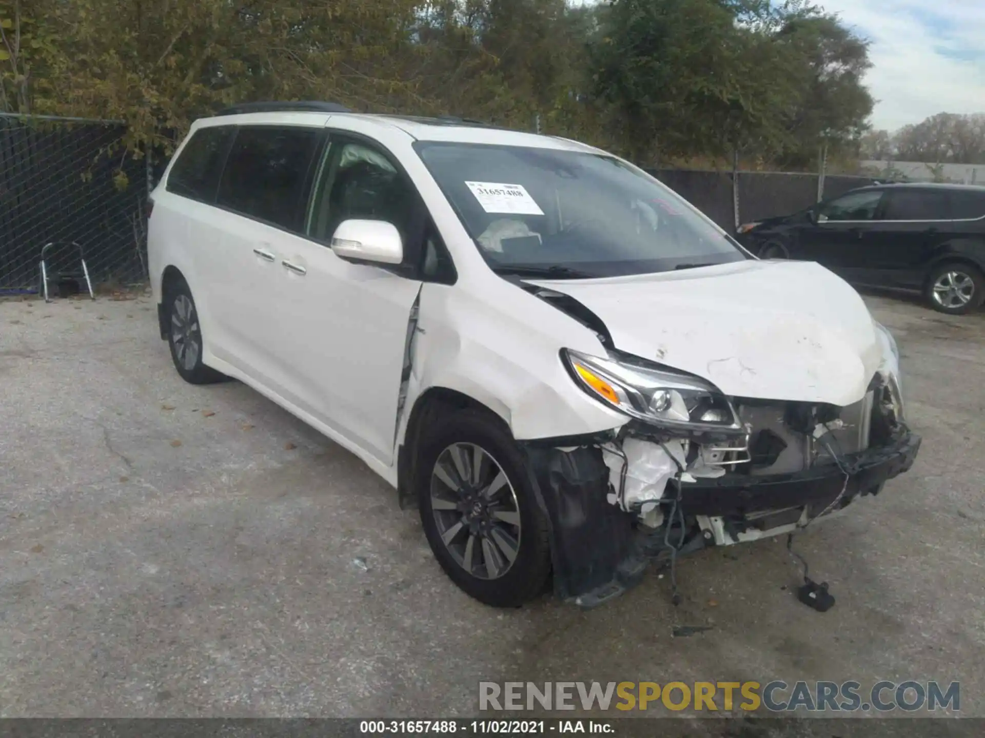 1 Photograph of a damaged car 5TDDZ3DC0LS234783 TOYOTA SIENNA 2020