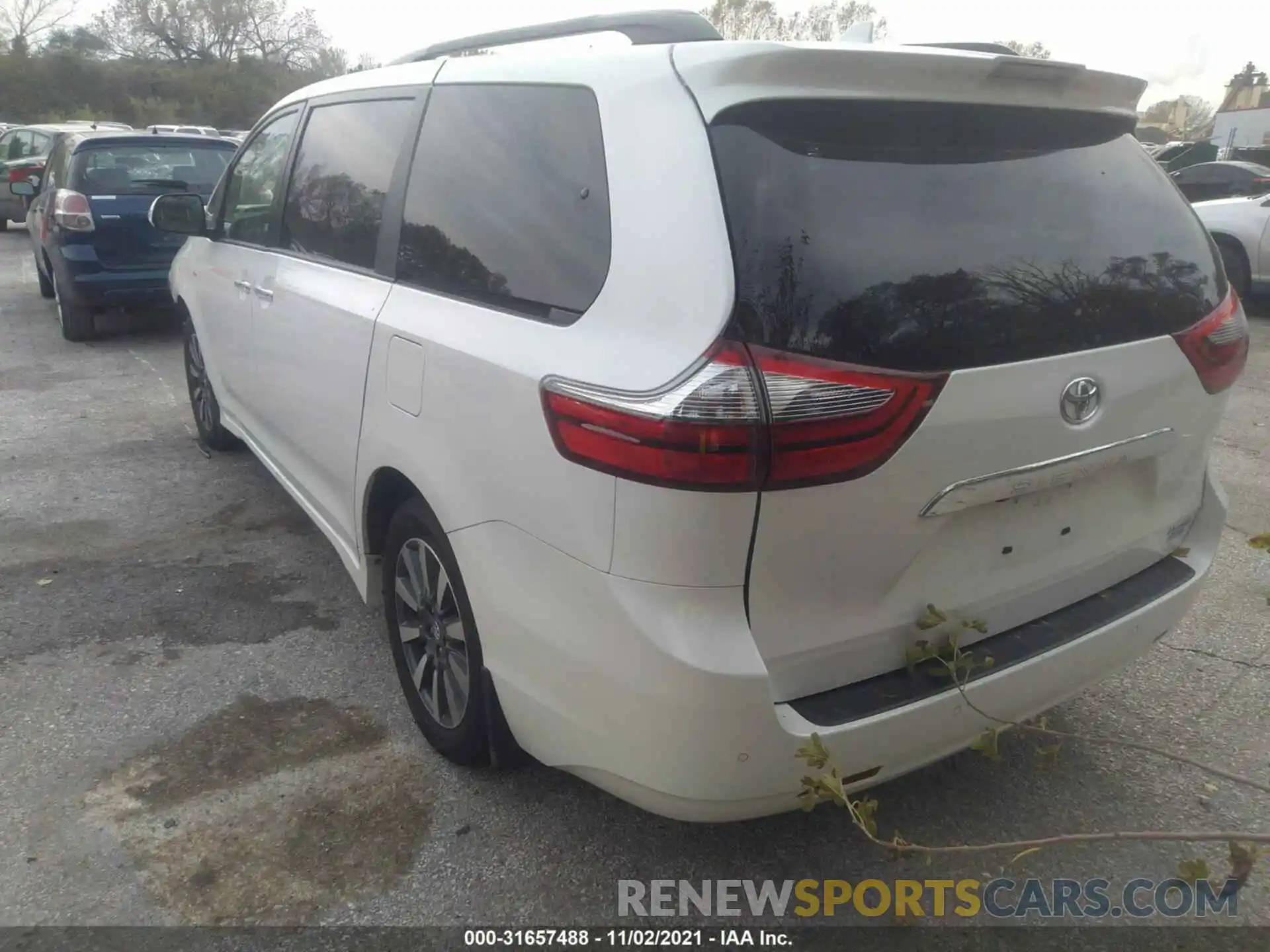 3 Фотография поврежденного автомобиля 5TDDZ3DC0LS234783 TOYOTA SIENNA 2020