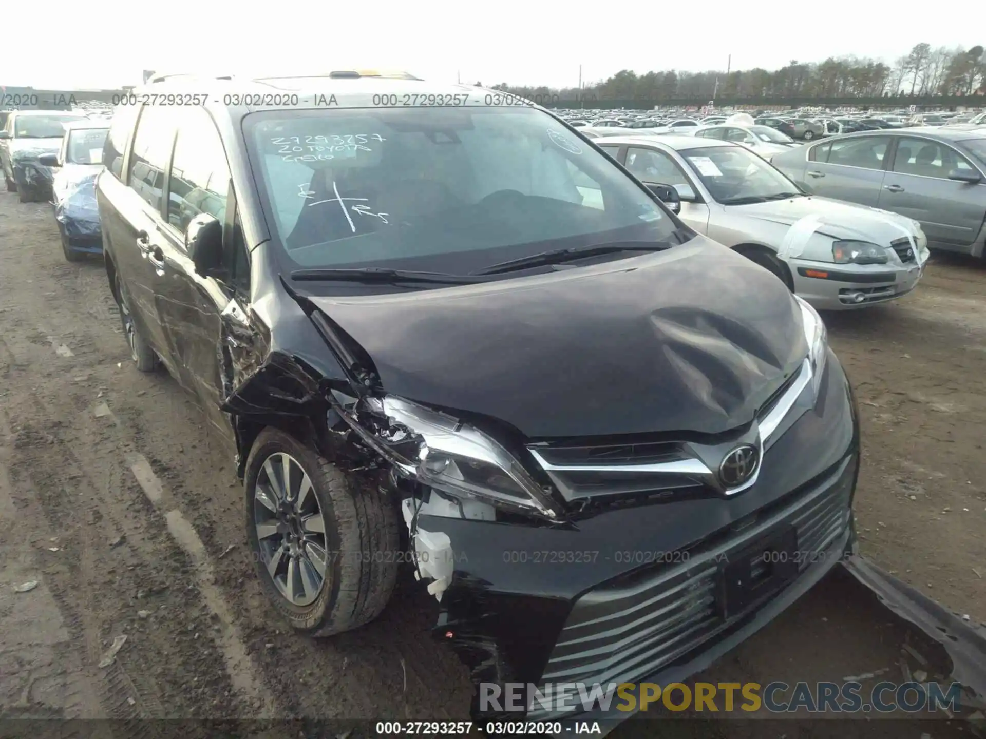 6 Фотография поврежденного автомобиля 5TDDZ3DC0LS236274 TOYOTA SIENNA 2020