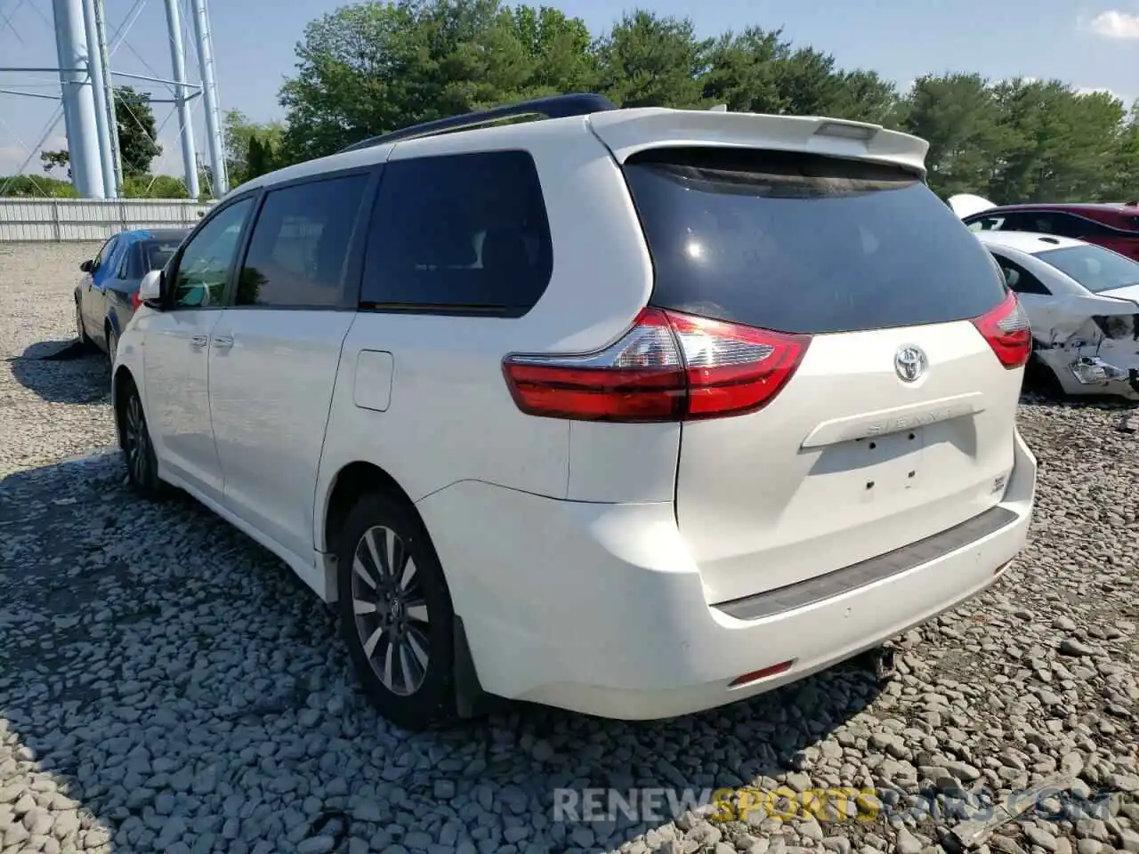 3 Фотография поврежденного автомобиля 5TDDZ3DC0LS239210 TOYOTA SIENNA 2020