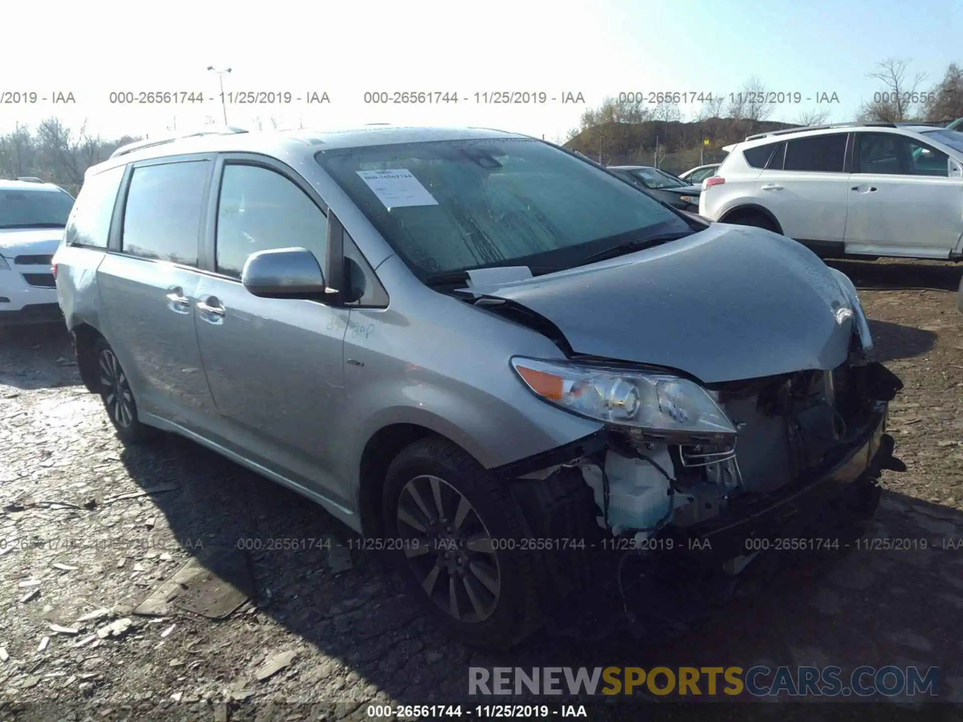 1 Photograph of a damaged car 5TDDZ3DC1LS229799 TOYOTA SIENNA 2020