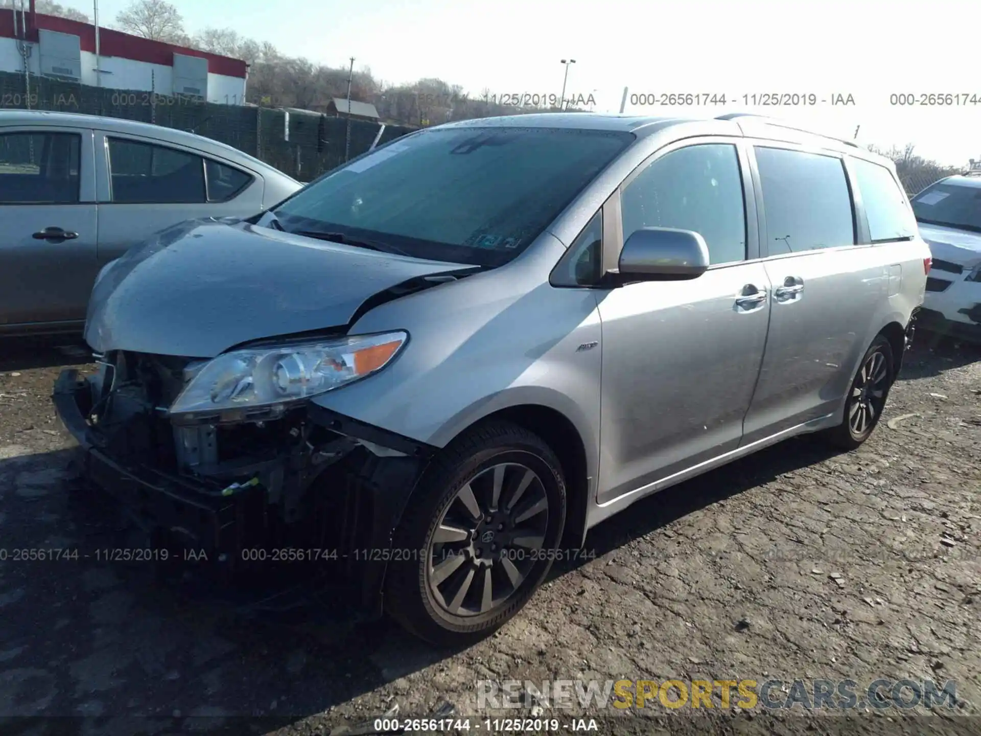 2 Фотография поврежденного автомобиля 5TDDZ3DC1LS229799 TOYOTA SIENNA 2020