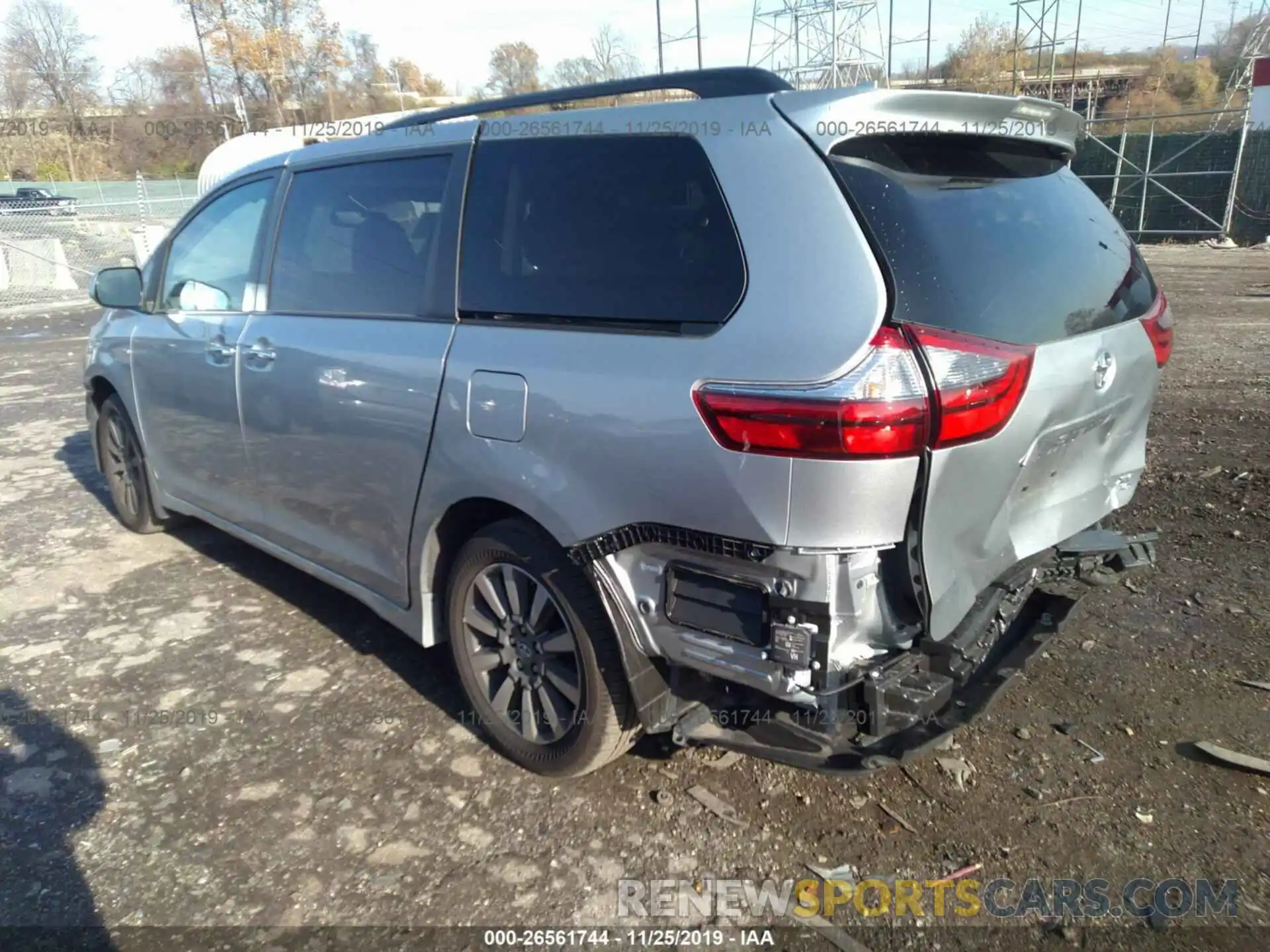 3 Фотография поврежденного автомобиля 5TDDZ3DC1LS229799 TOYOTA SIENNA 2020