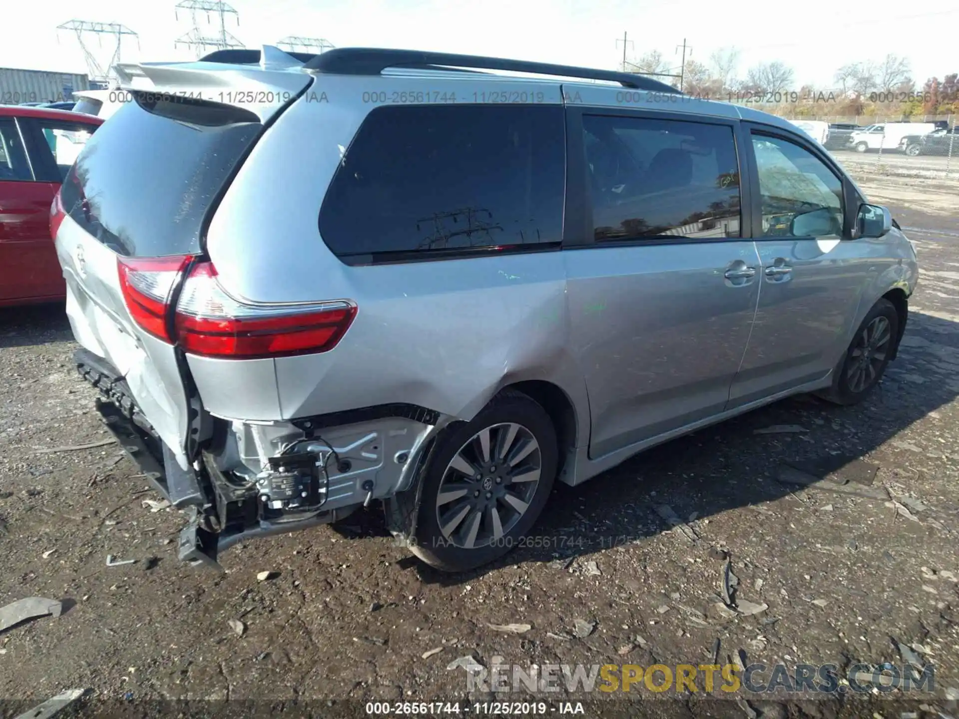 4 Фотография поврежденного автомобиля 5TDDZ3DC1LS229799 TOYOTA SIENNA 2020