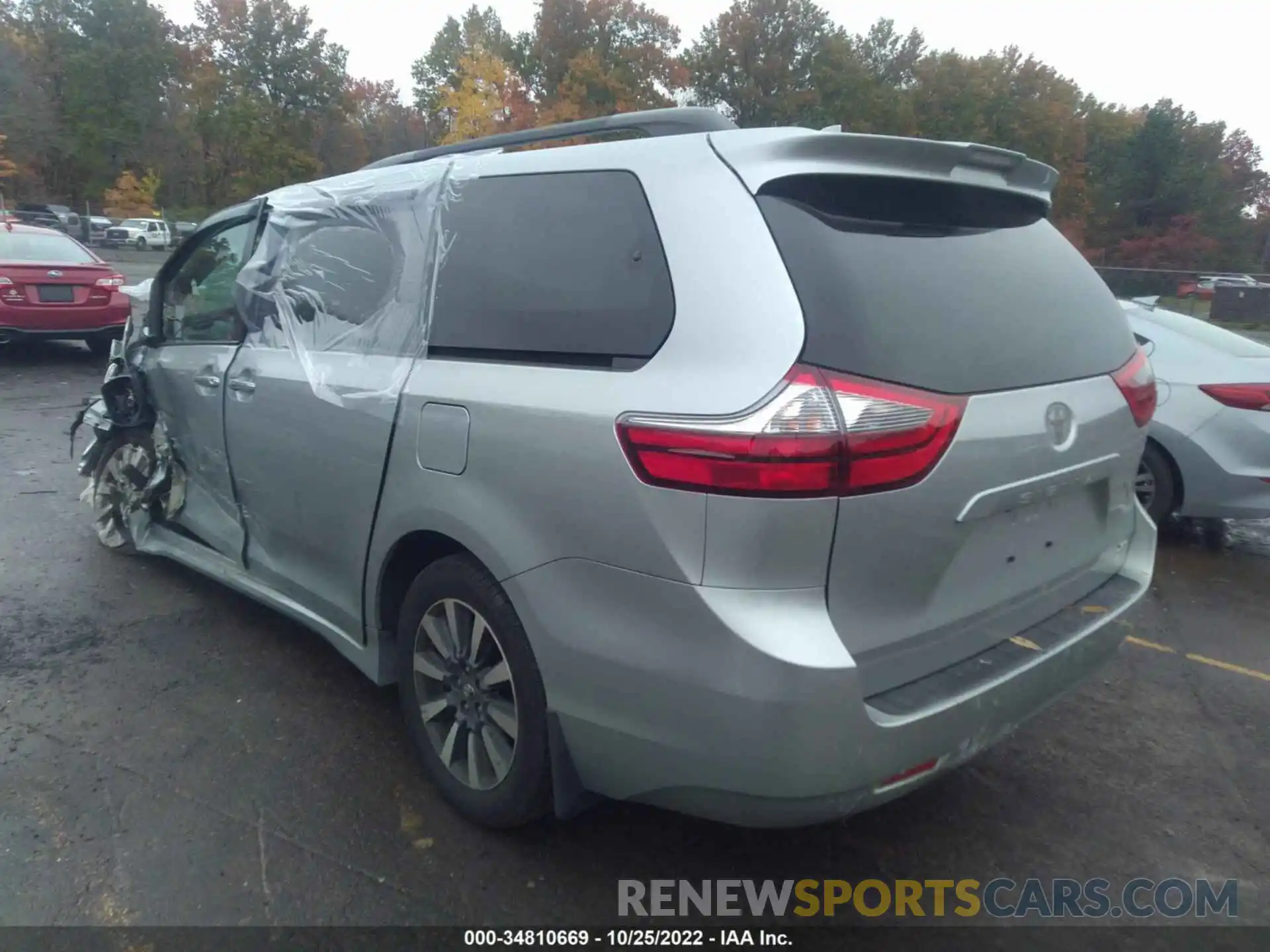 3 Photograph of a damaged car 5TDDZ3DC1LS232699 TOYOTA SIENNA 2020