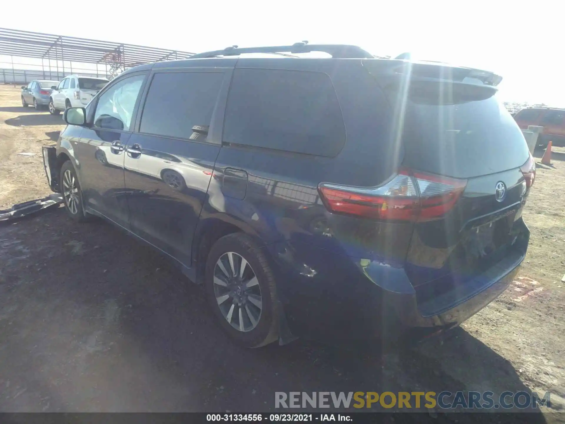 3 Фотография поврежденного автомобиля 5TDDZ3DC1LS234159 TOYOTA SIENNA 2020