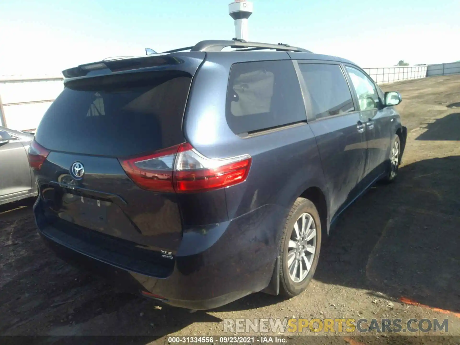 4 Фотография поврежденного автомобиля 5TDDZ3DC1LS234159 TOYOTA SIENNA 2020