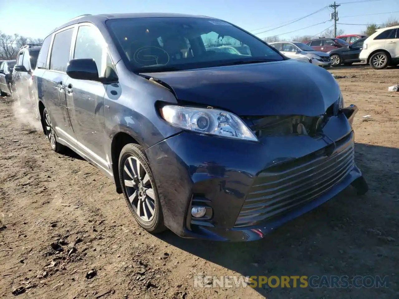 1 Photograph of a damaged car 5TDDZ3DC1LS241127 TOYOTA SIENNA 2020