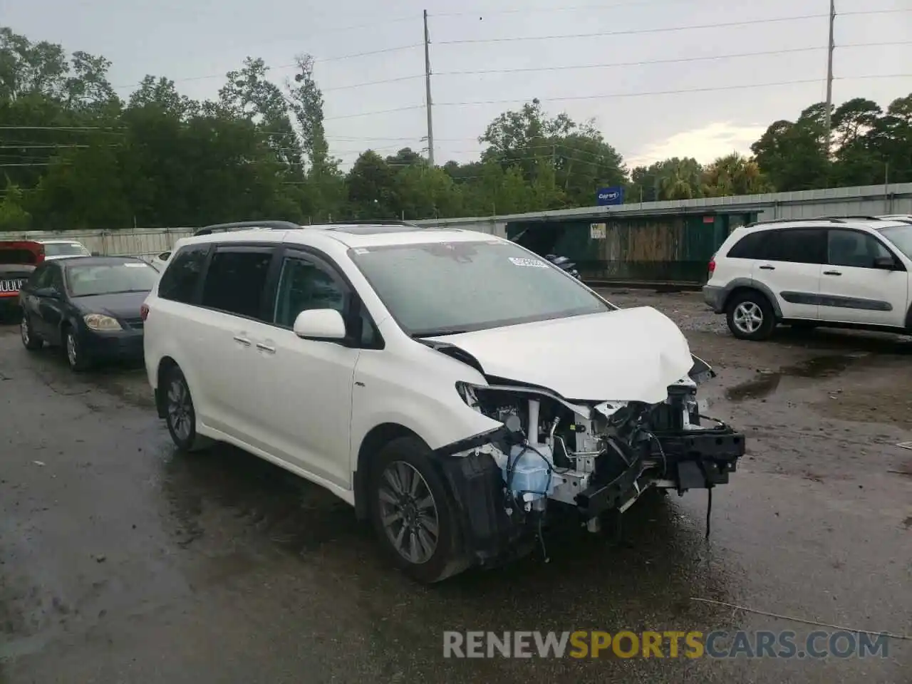 1 Photograph of a damaged car 5TDDZ3DC1LS242875 TOYOTA SIENNA 2020