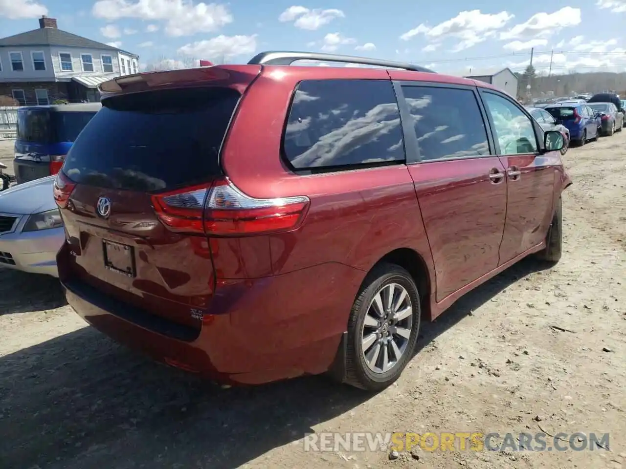 4 Фотография поврежденного автомобиля 5TDDZ3DC1LS243542 TOYOTA SIENNA 2020