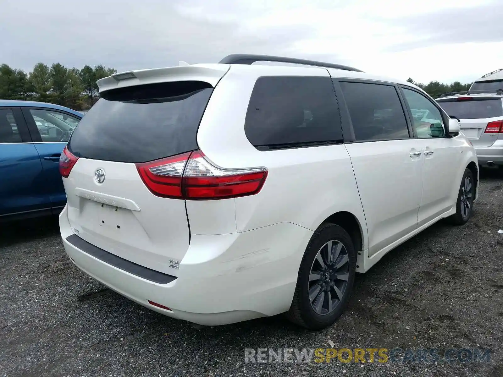 4 Фотография поврежденного автомобиля 5TDDZ3DC2LS229021 TOYOTA SIENNA 2020