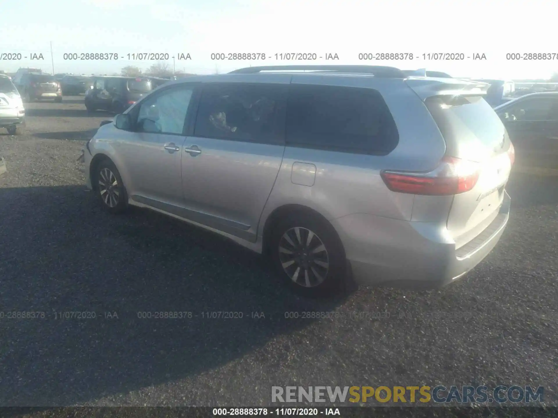 3 Фотография поврежденного автомобиля 5TDDZ3DC2LS230279 TOYOTA SIENNA 2020