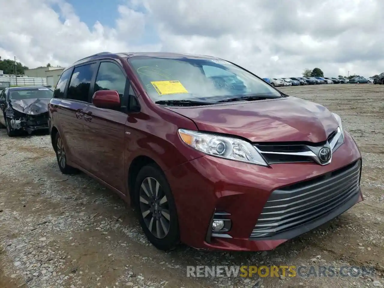 1 Photograph of a damaged car 5TDDZ3DC2LS232386 TOYOTA SIENNA 2020