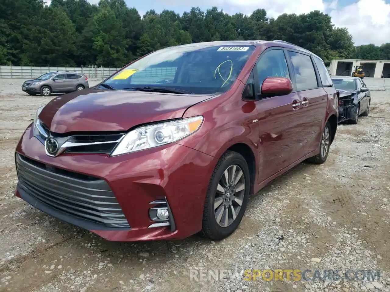 2 Photograph of a damaged car 5TDDZ3DC2LS232386 TOYOTA SIENNA 2020