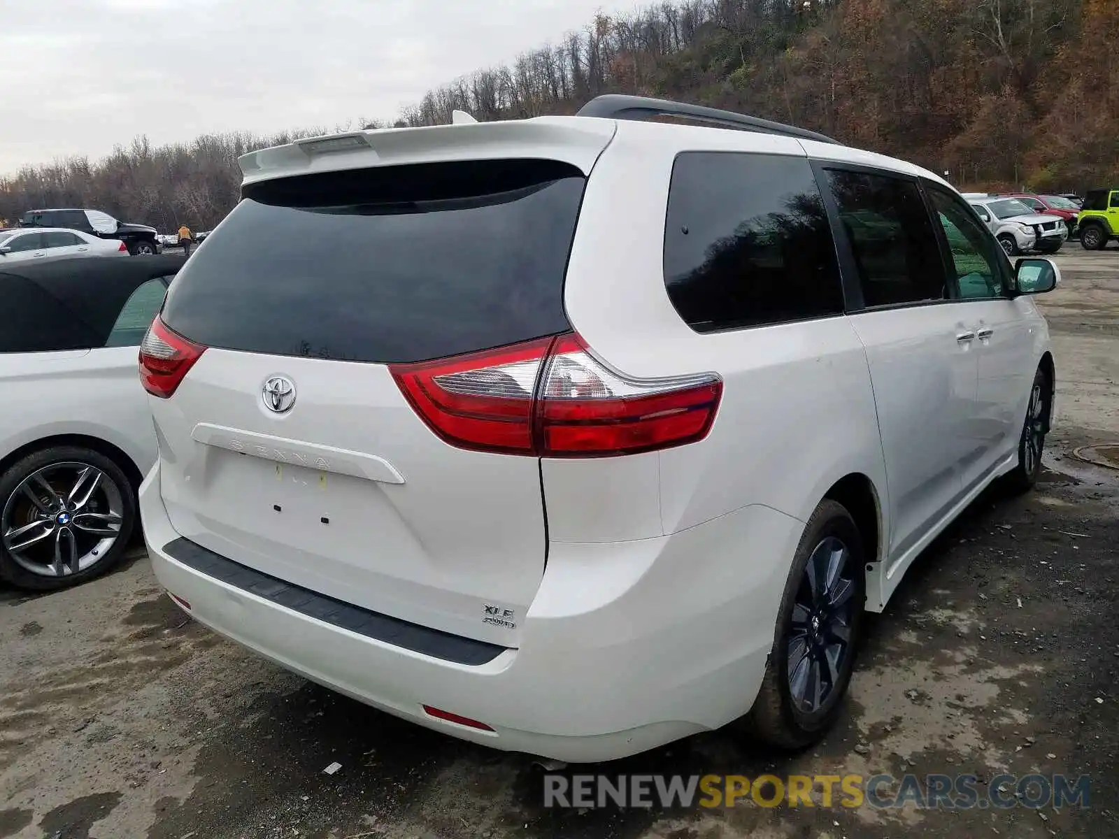 4 Фотография поврежденного автомобиля 5TDDZ3DC3LS229240 TOYOTA SIENNA 2020