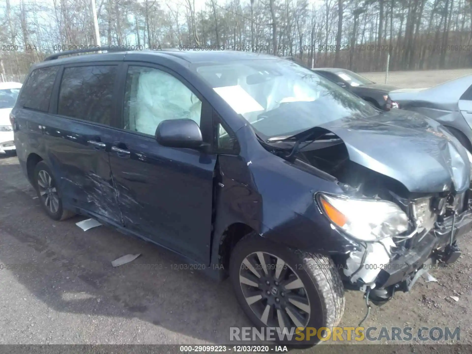 1 Photograph of a damaged car 5TDDZ3DC3LS232624 TOYOTA SIENNA 2020