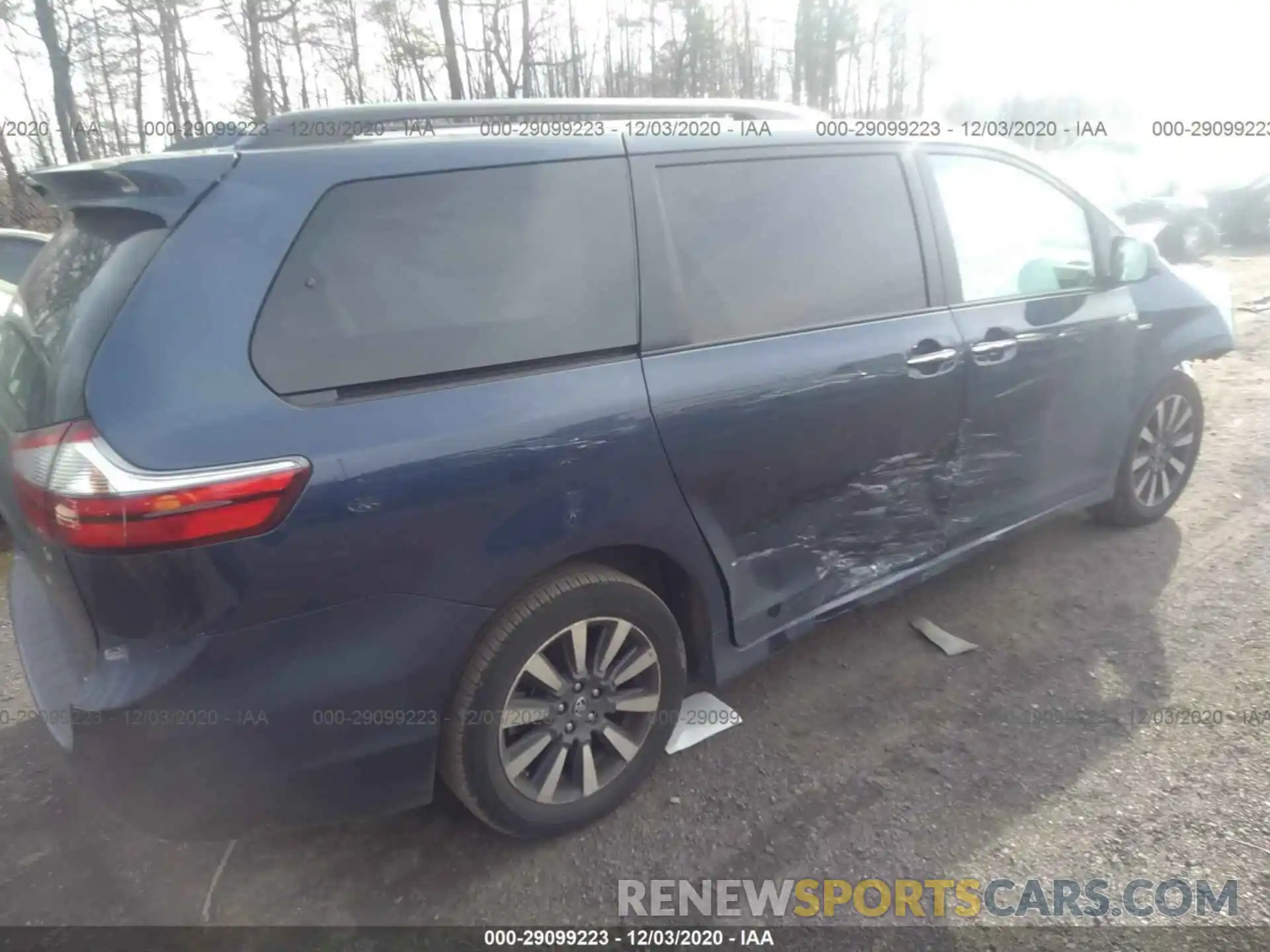 4 Фотография поврежденного автомобиля 5TDDZ3DC3LS232624 TOYOTA SIENNA 2020