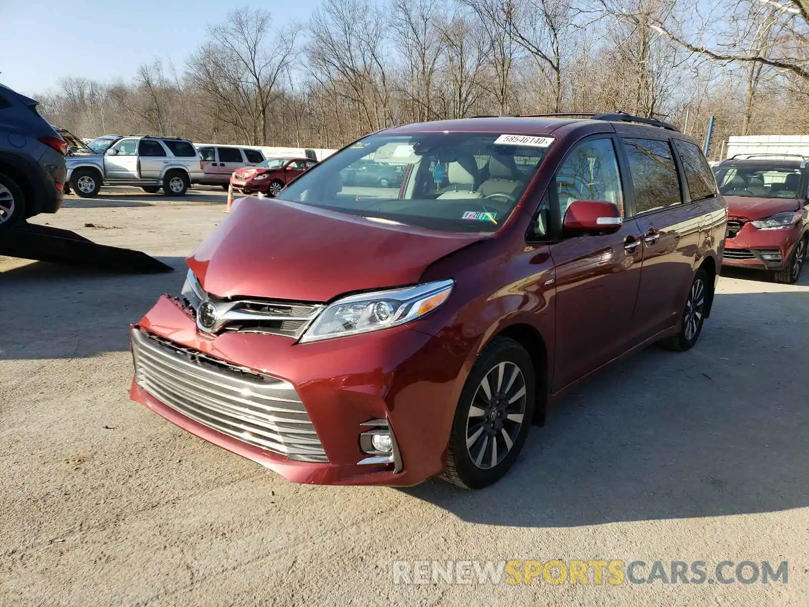 2 Photograph of a damaged car 5TDDZ3DC3LS233448 TOYOTA SIENNA 2020