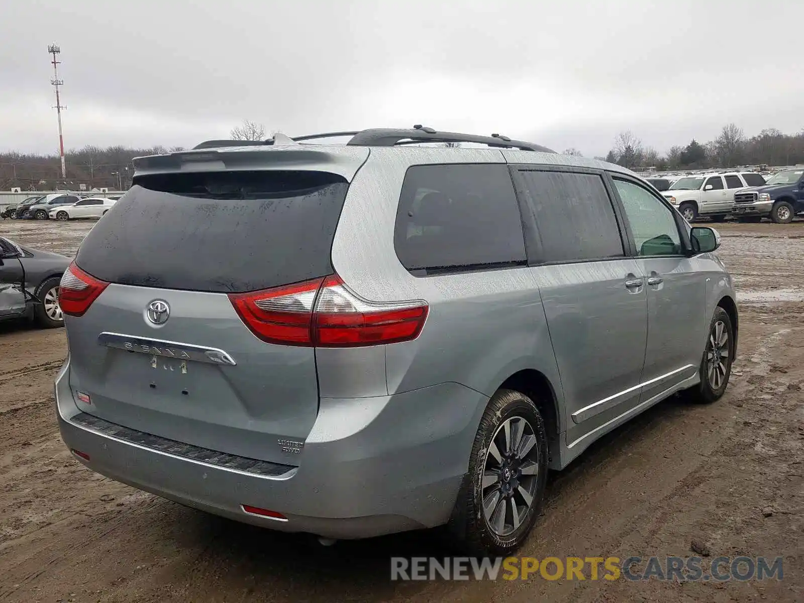 4 Фотография поврежденного автомобиля 5TDDZ3DC3LS236141 TOYOTA SIENNA 2020